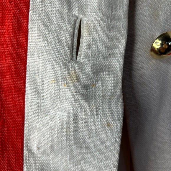 Vintage 60’s Tiziani button down linen jacket - Picture 5 of 12